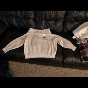 Gray Off the Shoulder Sweater